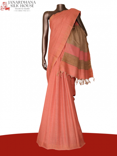 Handloom Pure Tussar Silk Saree